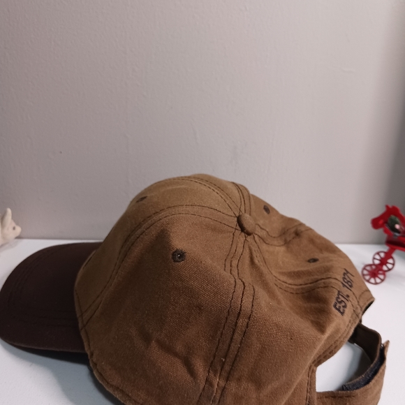 NRA National Rifle Association adjustable hat baseball cap, embroidered, Brown - Picture 5 of 6